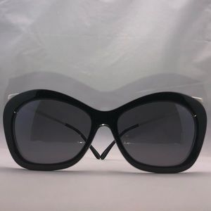 Black sunglasses with silver arms. NWOT